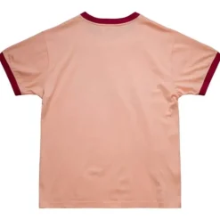 Men Mitchell & Ness T-Shirts & Tops-My Towns Wish Ringer Tee Atlanta Hawks