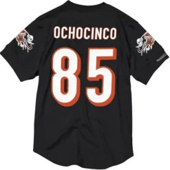 Men Mitchell & Ness T-Shirts & Tops-Name & Number Mesh Top Cincinnati Bengals 2008 Chad Ochocinco