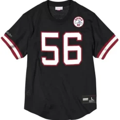 Men Mitchell & Ness T-Shirts & Tops-Name & Number Mesh Top New York Giants 1986 Lawrence Taylor