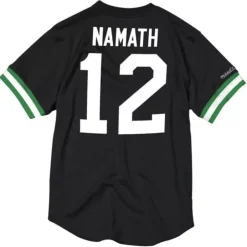 Men Mitchell & Ness T-Shirts & Tops-Name & Number Mesh Top New York Jets 1969 Joe Namath