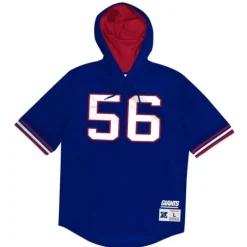 Men Mitchell & Ness Hoodies & Sweatshirts-Name & Number Ss Hoodie New York Giants 1990 Lawrence Taylor