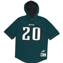 Men Mitchell & Ness Hoodies & Sweatshirts-Name & Number Ss Hoodie Philadelphia Eagles 2003 Brian Dawkins