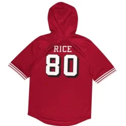 Men Mitchell & Ness Hoodies & Sweatshirts-Name & Number Ss Hoodie San Francisco 49Ers 1994 Jerry Rice