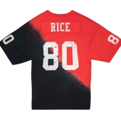 Men Mitchell & Ness T-Shirts & Tops-Name & Number Ss Tie Dye Top San Francisco 49Ers Jerry Rice
