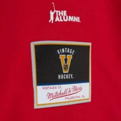 Men Mitchell & Ness T-Shirts & Tops-Name & Number Tee Detroit Red Wings Gordie Howe