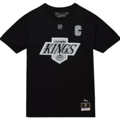Men Mitchell & Ness T-Shirts & Tops-Name & Number Tee Los Angeles Kings Wayne Gretzky