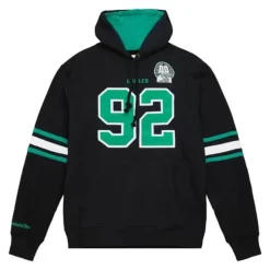 Men Mitchell & Ness Hoodies & Sweatshirts-Name And Number Fleece Hoodie Philadelphia Eagles 1990 Reggie White