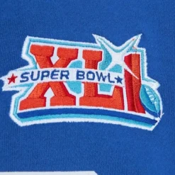 Men Mitchell & Ness Hoodies & Sweatshirts-Name And Number Fleece Hoodie Indianapolis Colts 2006 Peyton Manning