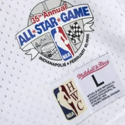 Men Mitchell & Ness T-Shirts & Tops-Name And Number Mesh Hoody All Star East 1985-86 Larry Bird