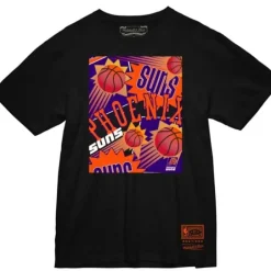 Men Mitchell & Ness T-Shirts & Tops-Nba Cut Up Tee Phoenix Suns
