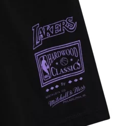 Men Mitchell & Ness T-Shirts & Tops-Nba Showtime 17X Tee Los Angeles Lakers