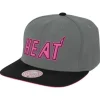 Mitchell & Ness Snapback-Neon Lights Snapback Hwc Miami Heat