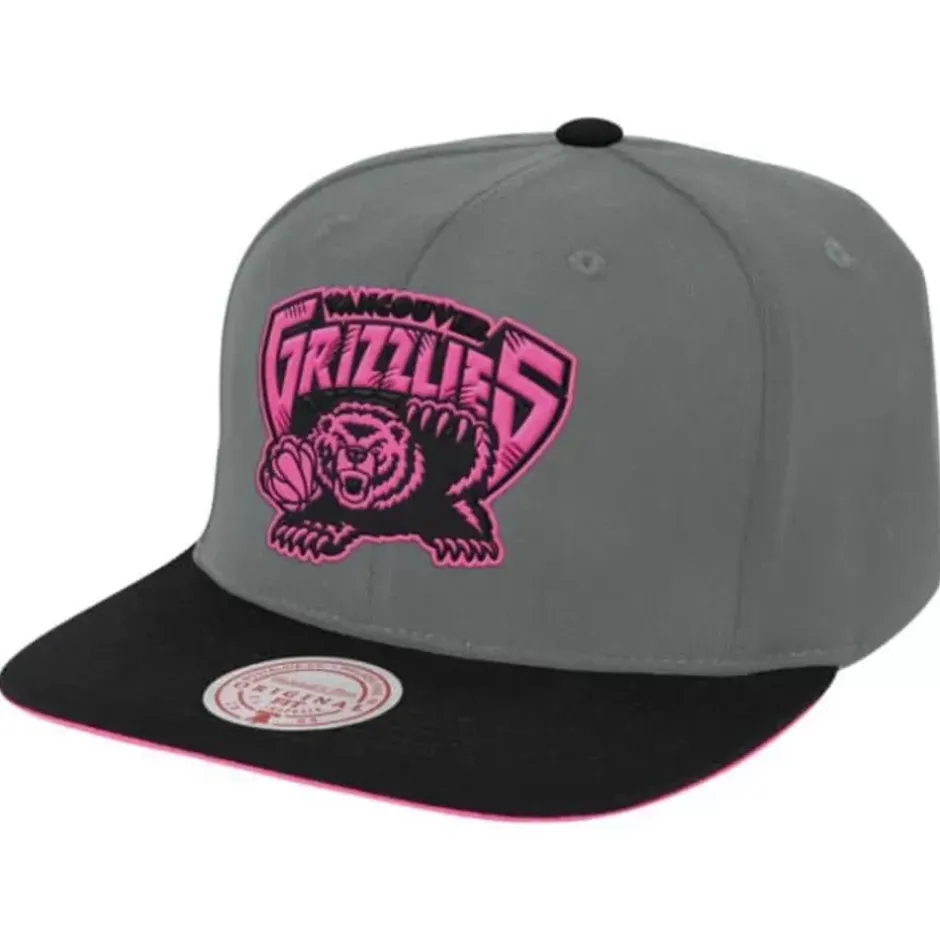 Mitchell & Ness Snapback-Neon Lights Snapback Hwc Vancouver Grizzlies