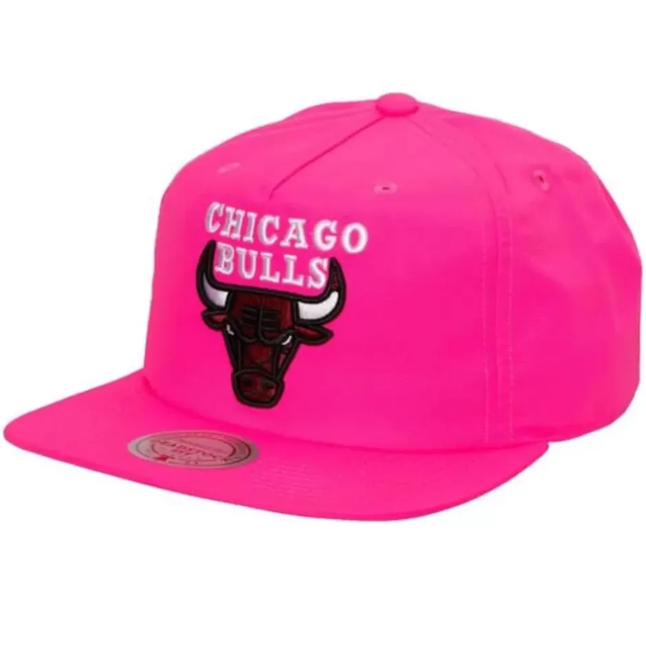 Mitchell & Ness Snapback-Neon Nylon Snapback Chicago Bulls