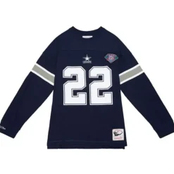 Men Mitchell & Ness T-Shirts & Tops-N&N Longsleeve Tee Dallas Cowboys 1994 Emmitt Smith