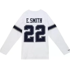 Men Mitchell & Ness T-Shirts & Tops-N&N Longsleeve Tee Dallas Cowboys 1994 Emmitt Smith