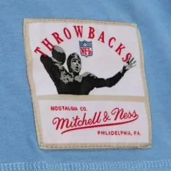 Men Mitchell & Ness T-Shirts & Tops-N&N Longsleeve Tee Houston Oilers 1980 Earl Campbell