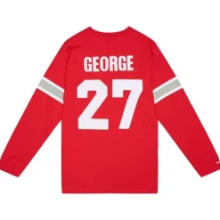 Men Mitchell & Ness T-Shirts & Tops-N&N Longsleeve Tee Ohio State 1995 Eddie George