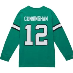 Men Mitchell & Ness T-Shirts & Tops-N&N Longsleeve Tee Philadelphia Eagles 1992 Randall Cunningham