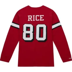 Men Mitchell & Ness T-Shirts & Tops-N&N Longsleeve Tee San Francisco 49Ers 1994 Jerry Rice