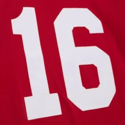 Men Mitchell & Ness T-Shirts & Tops-N&N Longsleeve Tee San Francisco 49Ers 1989 Joe Montana