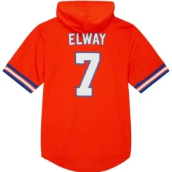 Men Mitchell & Ness Hoodies & Sweatshirts-N&N Mesh Hoody Denver Broncos 1994 John Elway