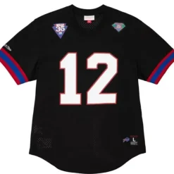 Men Mitchell & Ness T-Shirts & Tops-N&N Mesh Top Buffalo Bills 1994 Jim Kelly