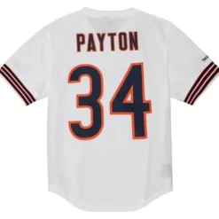 Men Mitchell & Ness T-Shirts & Tops-N&N Mesh Top Chicago Bears 1983 Walter Payton