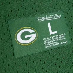 Men Mitchell & Ness T-Shirts & Tops-N&N Mesh Top Green Bay Packers 1994 Reggie White