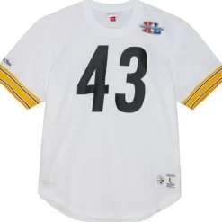 Men Mitchell & Ness T-Shirts & Tops-N&N Mesh Top Pittsburgh Steelers 2005 Troy Polamalu