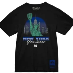Men Mitchell & Ness T-Shirts & Tops-Nyc Tee New York Yankees