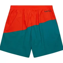 Men Mitchell & Ness Shorts-Nylon Utility Shorts Miami Dolphins