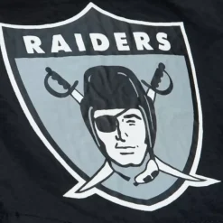 Men Mitchell & Ness Shorts-Nylon Utility Shorts Oakland Raiders