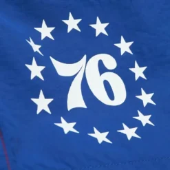 Men Mitchell & Ness Shorts-Nylon Utility Shorts Philadelphia 76Ers