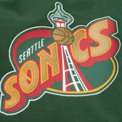 Men Mitchell & Ness Shorts-Nylon Utility Shorts Seattle Supersonics