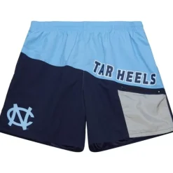 Men Mitchell & Ness Shorts-Nylon Utility Shorts University Of North Carolina