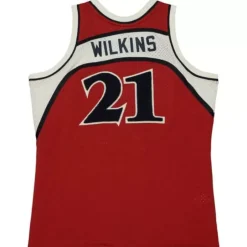 Mitchell & Ness Nba Swingman-Off Court Chenille Swingman Dominique Wilkins Atlanta Hawks 1986-87 Jersey