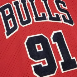 Mitchell & Ness Nba Swingman-Off Court Chenille Swingman Dennis Rodman Chicago Bulls 1997-98 Jersey