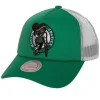 Mitchell & Ness Snapback-Off The Backboard Trucker Snapback Boston Celtics