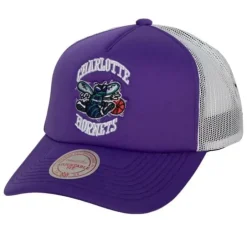 Mitchell & Ness Snapback-Off The Backboard Trucker Snapback Hwc Charlotte Hornets