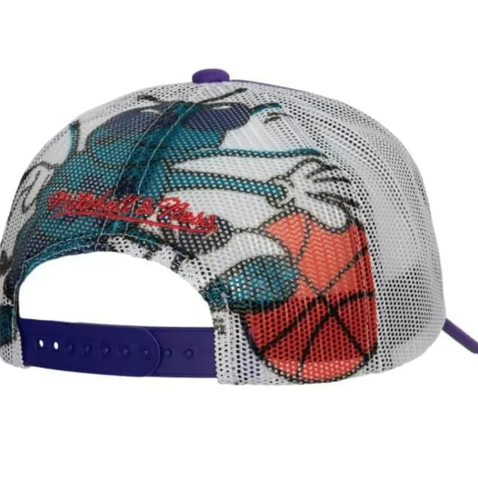 Mitchell & Ness Snapback-Off The Backboard Trucker Snapback Hwc Charlotte Hornets