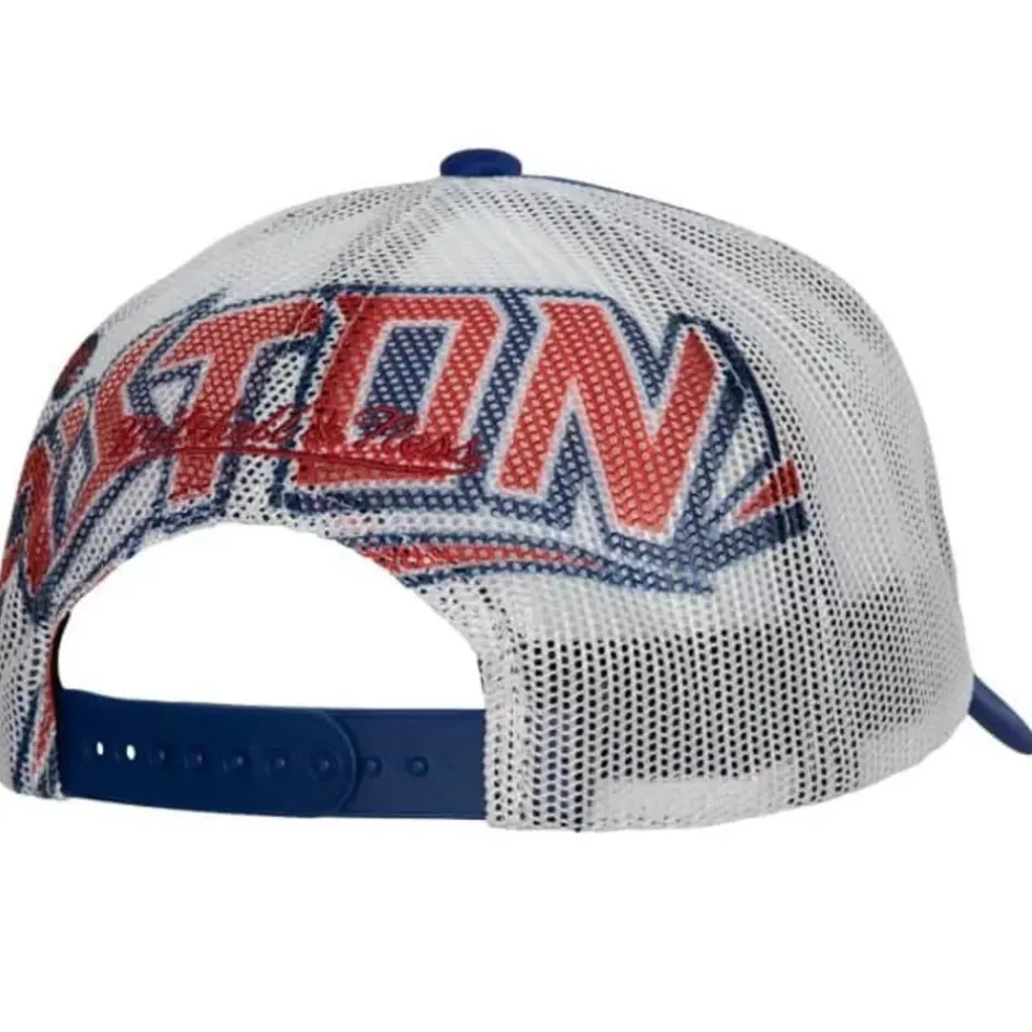 Mitchell & Ness Snapback-Off The Backboard Trucker Snapback Hwc Detroit Pistons