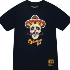 Men Mitchell & Ness T-Shirts & Tops-Ofrenda Tee Golden State Warriors