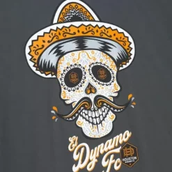 Men Mitchell & Ness T-Shirts & Tops-Ofrenda Tee Houston Dynamo