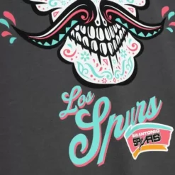 Men Mitchell & Ness T-Shirts & Tops-Ofrenda Tee San Antonio Spurs