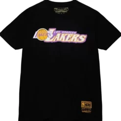Men Mitchell & Ness T-Shirts & Tops-Oh Word Tee Los Angeles Lakers