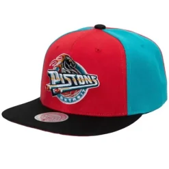 Mitchell & Ness Snapback-On The Block Snapback Hwc Detroit Pistons