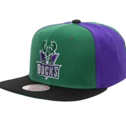 Mitchell & Ness Snapback-On The Block Snapback Hwc Milwaukee Bucks