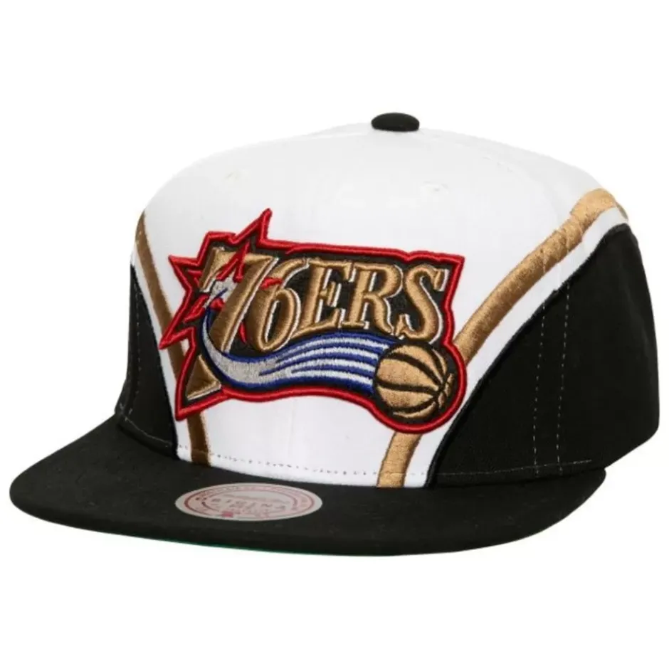 Mitchell & Ness Snapback-Overhead Snapback Hwc Philadelphia 76Ers