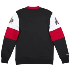 Men Mitchell & Ness Hoodies & Sweatshirts-Overtime Win Fleece Crew Ohio State University